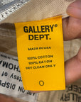 GALLERY DEPT. LOGAN GALACTIC GLITTER FLARED DENIM ‘SILVER’
