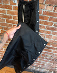 RICK OWENS DRKSDHW CANVAS PUSHER PANTS ‘BLACK’