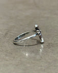 CHROME HEARTS CROSS BUBBLE GUM RING ‘SILVER’