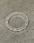 CHROME HEARTS 3MM LAS VEGAS F*CK YOU 3MM SPACER RING ‘SILVER’