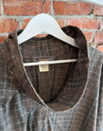 ISSEY MIYAKE HIGH COLLAR FLANNEL PULLOVER ‘MULTI’