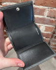 BALENCIAGA CLASSIC LOGO TRIFOLD WALLET ‘DARK GREY’