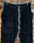 RICK OWENS SS24 LIDO DRKSHDW RIG CREATCH CARGOS ‘BLACK’