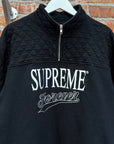 SUPREME SS19 FOREVER QUARTER ZIP ‘BLACK’