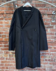 RICK OWENS JUMBO JMF LONG COAT 'BLACK'