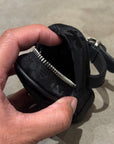 CHROME HEARTS NYLON STENCIL GUNSLINGER WRIST BAG ‘BLACK’