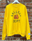 GALLERY DEPT. BOXING CREWNECK ‘YELLOW’