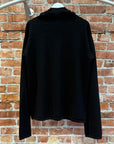 RICK OWENS FW07 EXPLODER 2-WAY SCARF NECK SWEATER ‘BLACK’