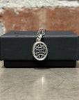 DEAL DESIGN REVERSIBLE MEDALLION NECKLACE ‘SILVER/GOLD’