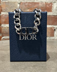 DIOR CD ICON CHAIN NECKLACE 'SILVER'