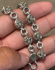 CHROME HEARTS FLEURBALL BRACELET ‘SILVER’