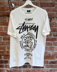 STUSSY x MARC JACOBS 40TH ANNIVERSARY TEE ‘WHITE’