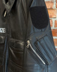GERMAN POLEZEI VINTAGE LEATHER JACKET ‘BLACK’