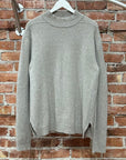 RICK OWENS FW23 LUXOR CASHMERE CREWNECK ‘GREY’