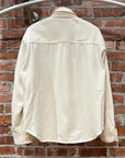 VUJA DE 005 MODERATO WOOL OVERSHIRT ‘WHITE’