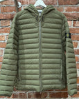 STONE ISLAND LOOM DOWN CHAMBERS JACKET ‘OLIVE’
