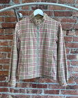 JIL SANDER REVERSIBLE CAFE RACER JACKET ‘TAN/PLAID’