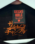 SAMURAI CHAMPLOO x GEEKS RULE MUGEN TEE ‘BLACK’