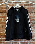 OFF WHITE SS20 OVERSIZED INCOMPIUTO HOODIE ‘BLACK’