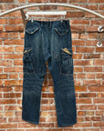 KAPITAL KOUNTRY BORO PATCHED DISTRESSED DENIM ‘INDIGO