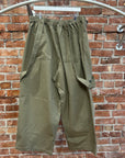 FARMERS MARKET OVERALL BALLOON PANTS ‘OLIVE’