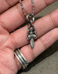 CHROME HEARTS NO.5 DAGGER NECKLACE ‘SILVER’