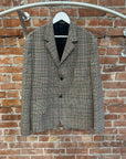 ACNE STUDIOS CHECK BLAZER ‘GREY’