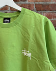 STUSSY CLASSIC LOGO TEE ‘NEON GREEN’
