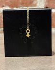 CHROME HEARTS PLUS CROSS 22K CHARM NECKLACE ‘GOLD’