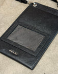 PRADA SAFFIANO LEATHER SMARTPHONE CASE ‘BLACK’