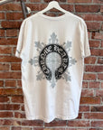 CHROME HEARTS FLORAL HORSESHOE TEE ‘WHITE’