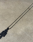 CHROME HEARTS SILICHROME DAGGER NECKLACE ’BLACK’