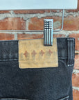 BARE KNUCKLES JAVIER WIDE LEG JEANS ‘BLACK’