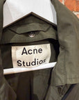 ACNE STUDIO COLLARED FULL ZIP JACKET ‘OLIVE’