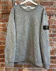 STONE ISLAND CLASSIC BADGE CREWNECK ‘GRAY’