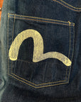 EVISU SUNFADED SKATE SHORTS 'VINTAGE BLUE'