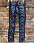 HYSTERIC GLAMOR 1990s SNAKE PRINT DENIM ‘PURPLE’
