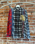 NEEDLES REBUILD 7-CUT FLANNEL ‘MULTI’