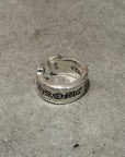 CHROME HEARTS LARGE SCROLL RING ‘SILVER’