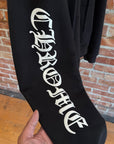CHROME HEARTS VERTICAL LOGO ZIP HOODIE ’BLACK’