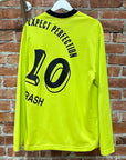 MARTINE ROSE TWIST FOOTBALL TOP JERSEY ‘NEON’