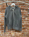 WING HORNS SOFT FLEECE ZIP JACKET ‘GREY’