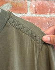 BOTTEGA VENETA WEAVE DETAIL TEE ‘OLIVE’