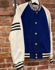 ACNE STUDIOS BLA KONST LETTERMAN JACKET ‘OCEAN BLUE’