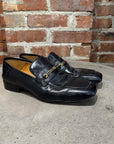 GUCCI INTERLOCKING G LOGO LEATHER LOAFER ‘BLACK’
