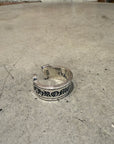 CHROME HEARTS LARGE SCROLL RING ‘SILVER’