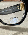 MIU MIU 05VV CATEYE GLASSES ‘BLACK’