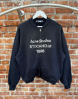 ACNE STUDIOS FIAH U ZIP 1996 ZIP SWEAT BOMBER ‘BLACK’