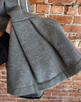 JUNYA WATANABE AD2023 CAPE ZIPPED HOODIE ‘DARK GRAY’