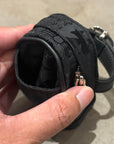CHROME HEARTS NYLON STENCIL GUNSLINGER WRIST BAG ‘BLACK’